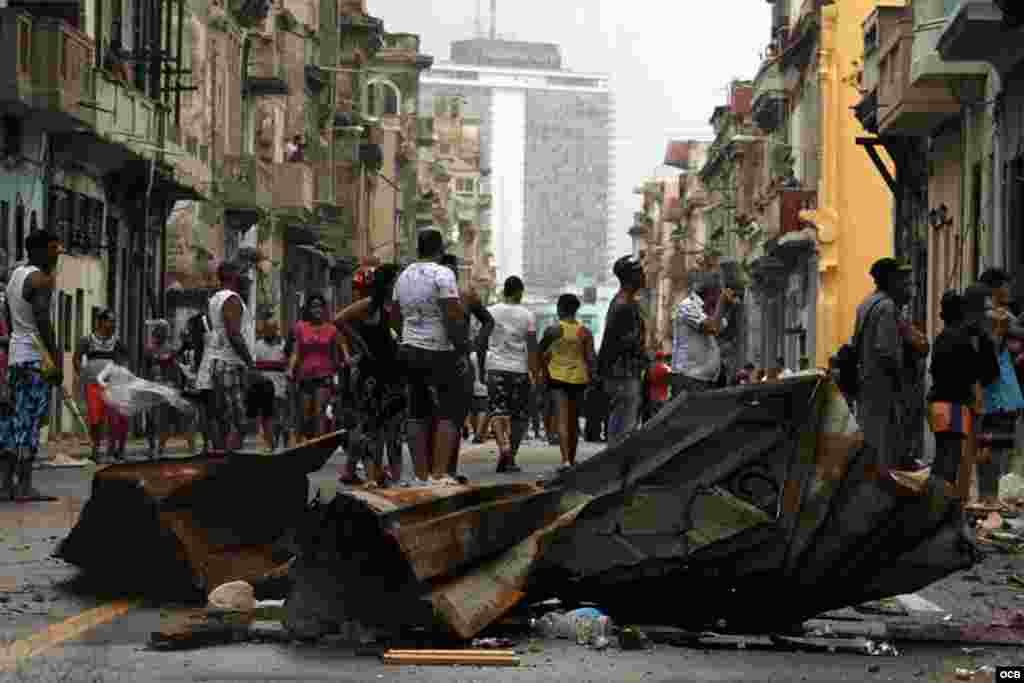 Afectaciones de Irma en La Habana. Foto Elio Delgado.