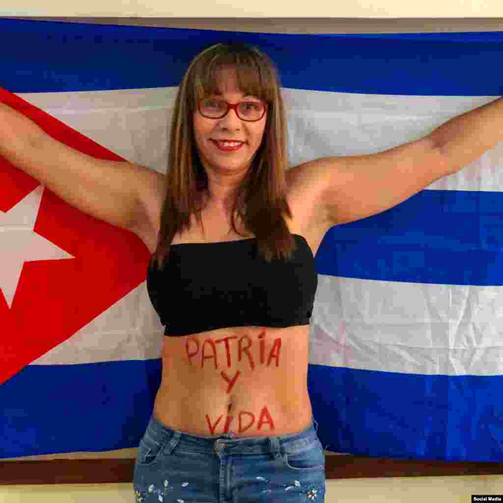 La activista y periodista independiente Iliana Hernández se une a la campaña de apoyo a "Patria y Vida". (Foto: Facebook)