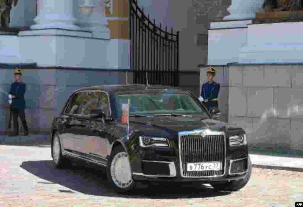 Auto de Putin estrenado el 7 de mayo 2018.