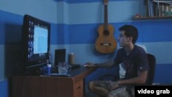 Daniel Vázquez: "O es esto o quedarme en blanco". Tomado del documental redes.cu.