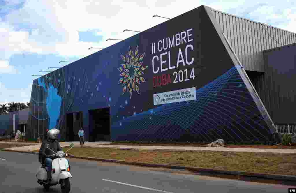 Sede de la Cumbre de la CELAC en La Habana, Cuba.