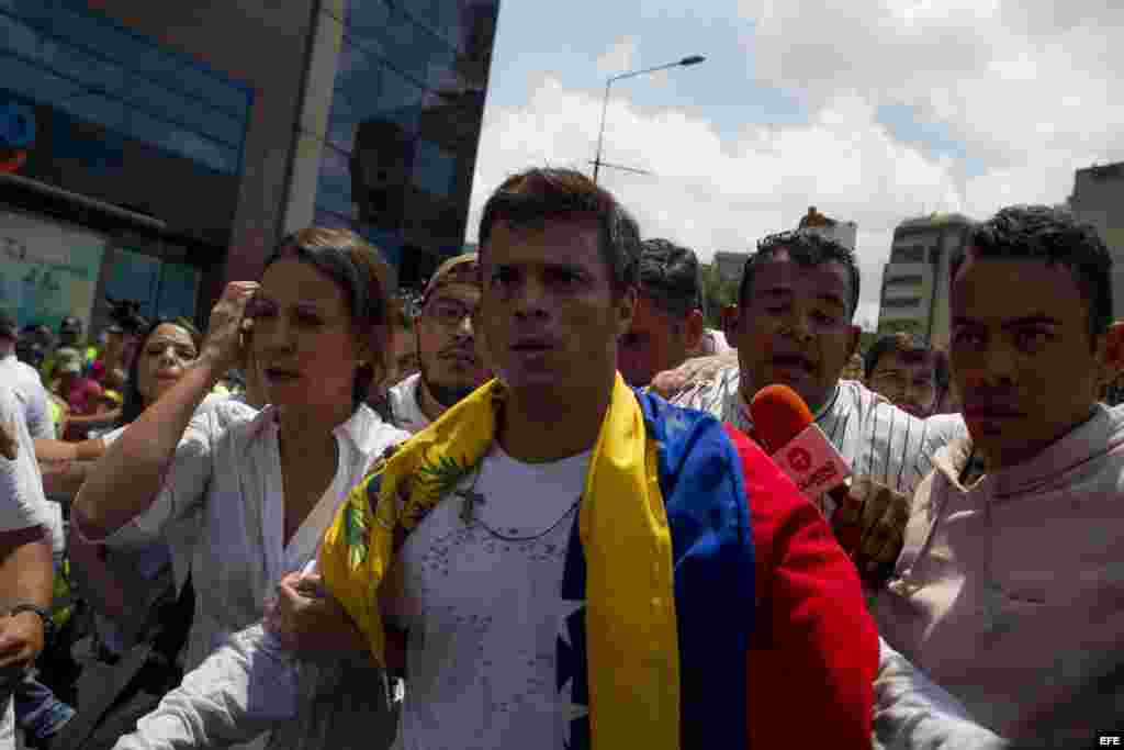 "No me voy a ir de Venezuela nunca", dijo antes de entregarse. 