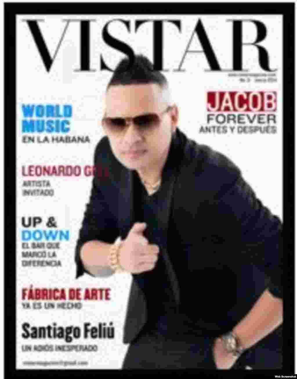 Número 1 de Vistar, revista de publicidad independiente en Cuba