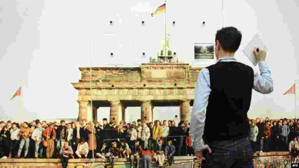 Festejos por el 25 Aniversario de la caída del muro de Berlín.