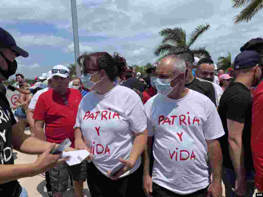 Patria y Vida como expresión de los exiliados.