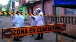 Área en cuarentena.