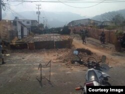 Barricadas en Barrio Sucre