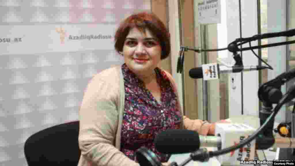 Jadija Ismailova, periodista de Radio Europa Libre.