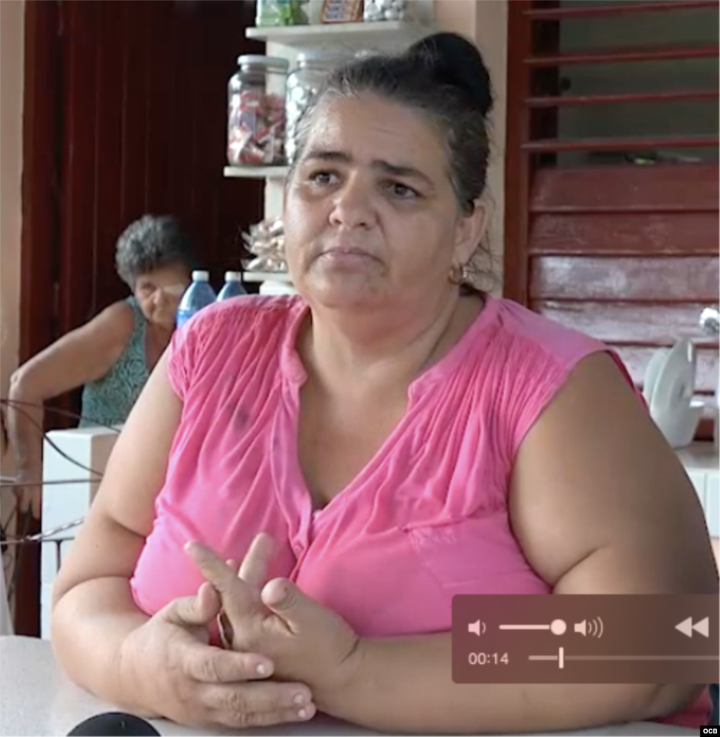 Olga Lidia Alemán Aguila, vecina del barrio de Santa Clara donde creció José Fernández.