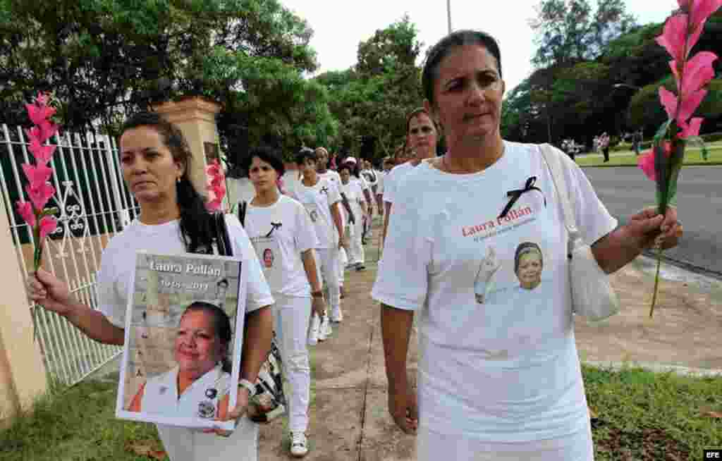 Primer aniversario del fallecimiento de Laura Pollán