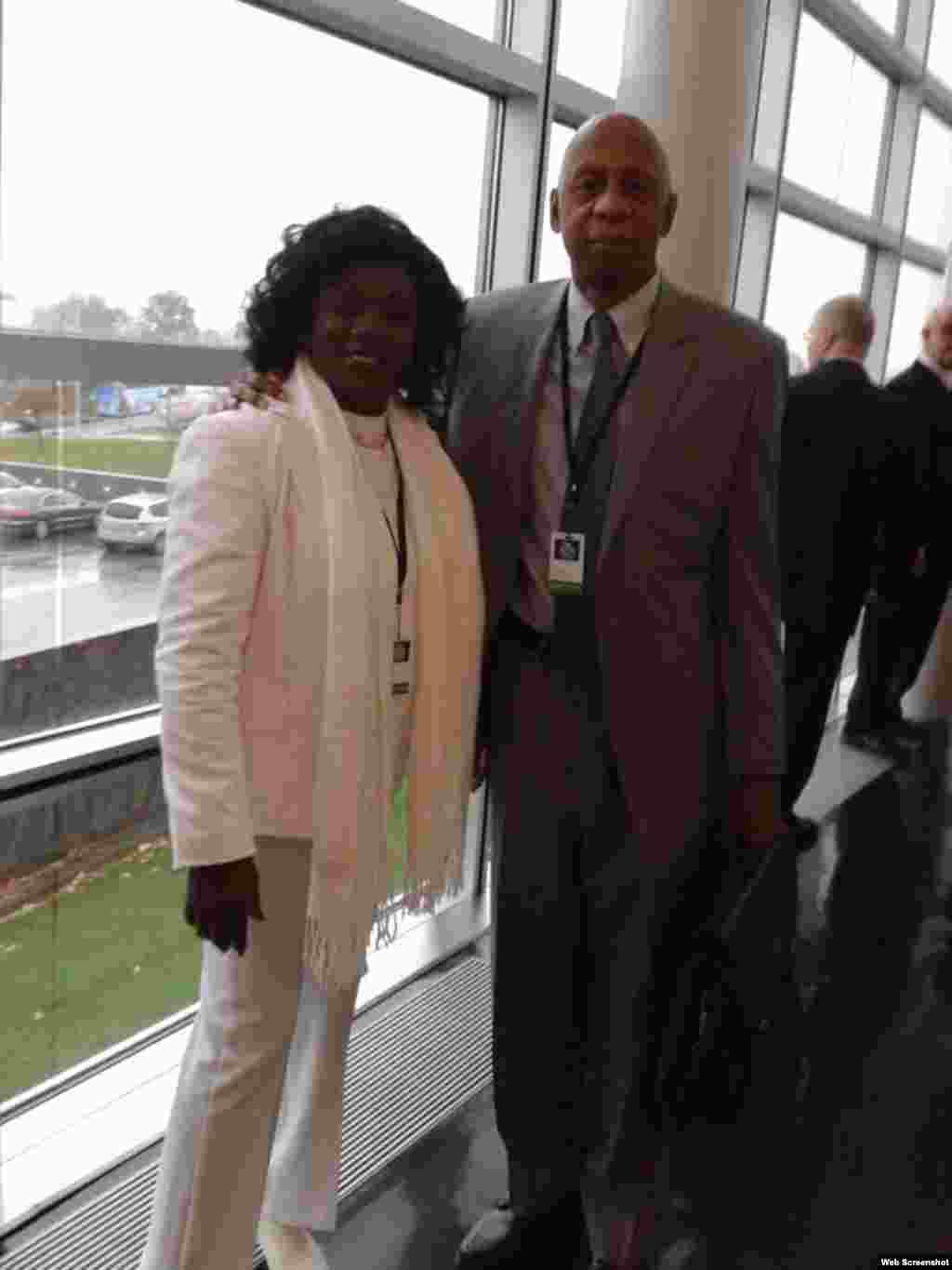 Berta Soler y Guillermo Fariñas premios Sajarov 2005 y 2010, respectivamente.